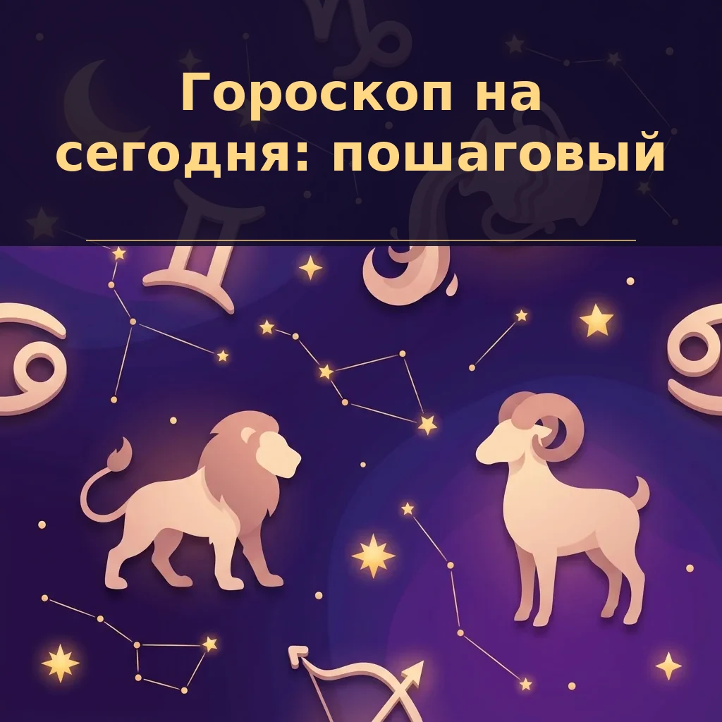 Гороскоп на сегодня: пошаговый гид по дню