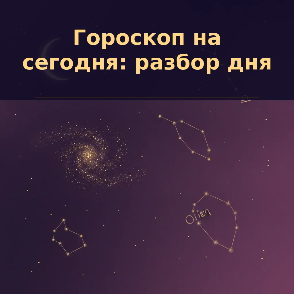 Гороскоп на сегодня: разбор дня и его закономерностей