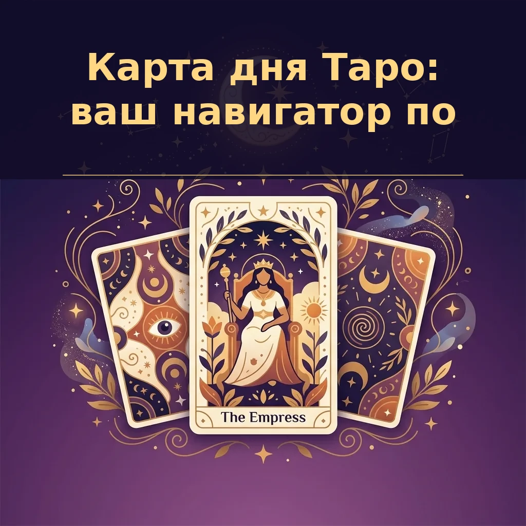 Карта дня Таро: ваш навигатор по энергии сегодняшнего дня