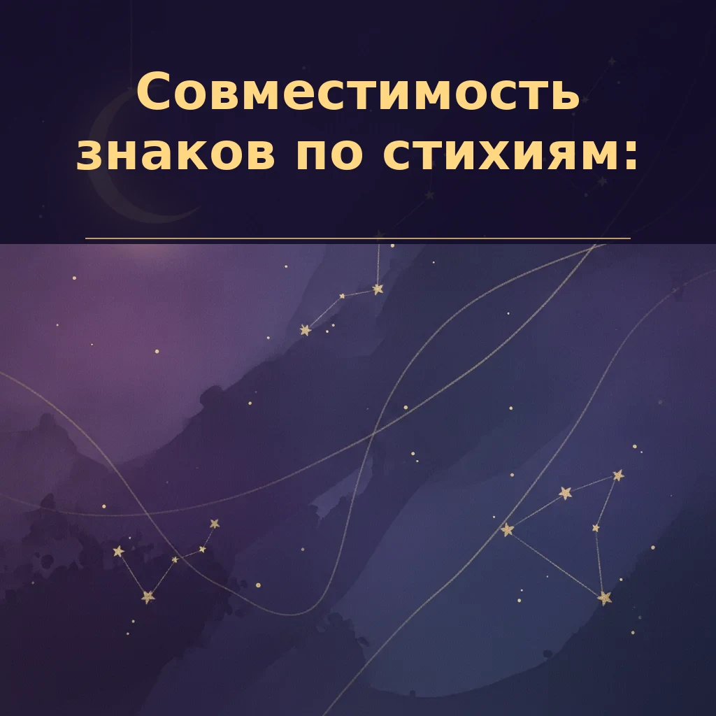 Совместимость знаков по стихиям: пошаговый разбор